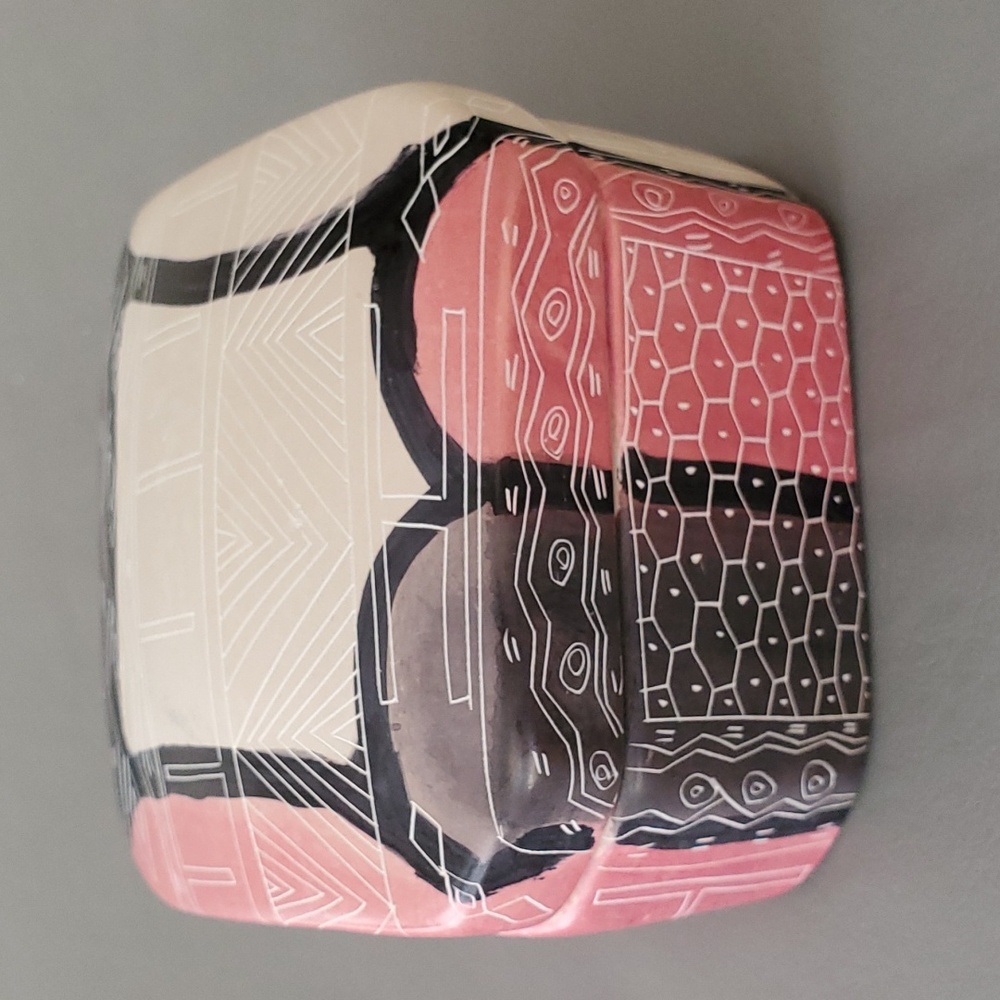 Besmo Stone Hand Carved Trinket Box